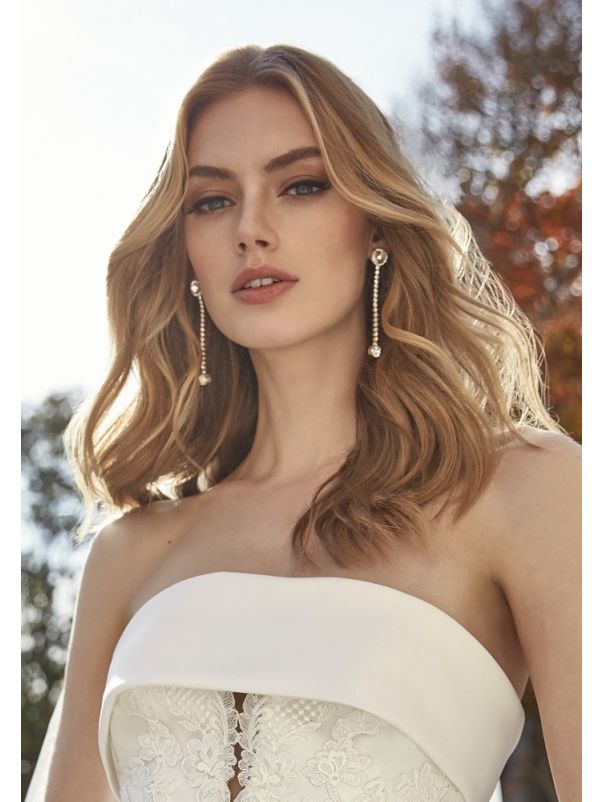 Diamante Bridal Drop Earrings