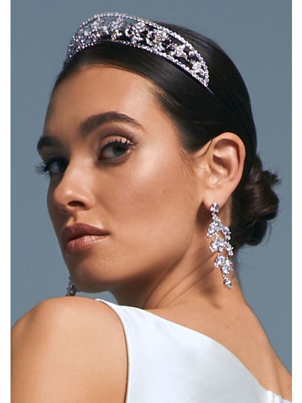 Diamante Bridal Drop Earrings