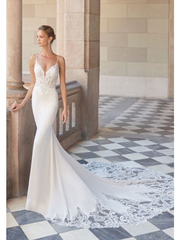 Spaghetti Strap Wedding Dress