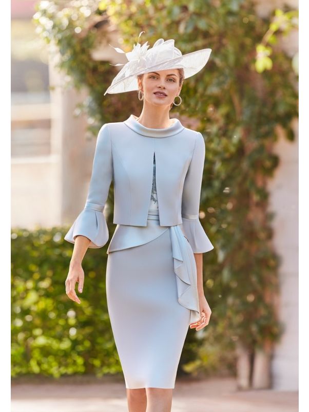 Three-Quarter Sleeve Cocktail Dress
