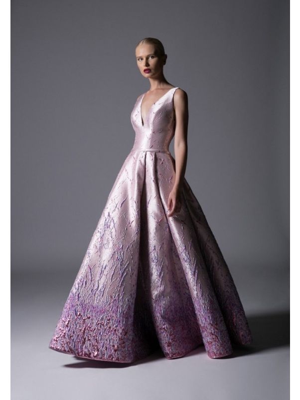 Ombre Effect Ball Gown