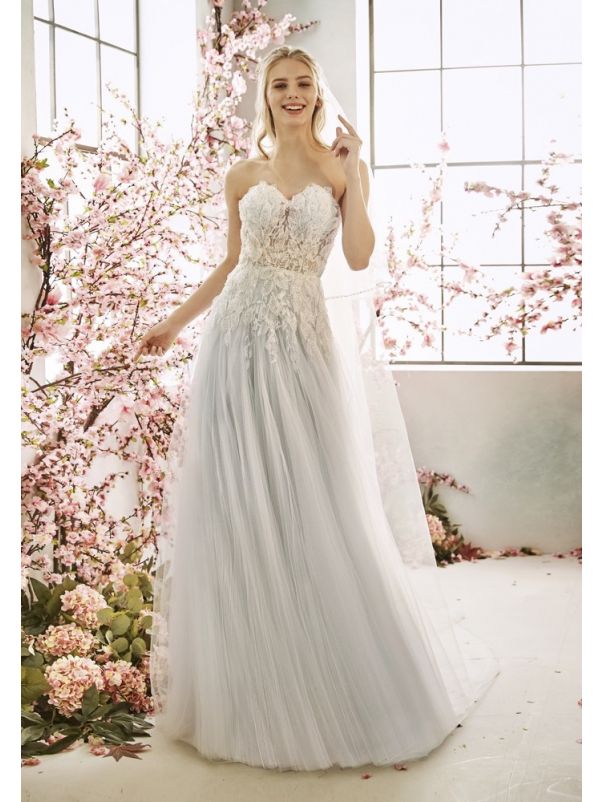 Beaded Tulle Wedding Dress