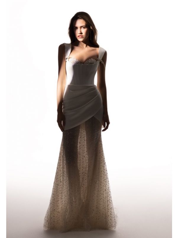 Beaded Corset Mermaid Wedding Dress