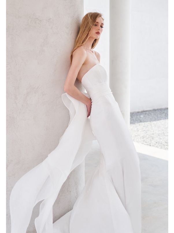 Satin Mermaid Wedding Dress