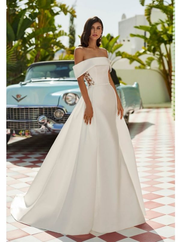 2-IN-1 Mikado Wedding Dress