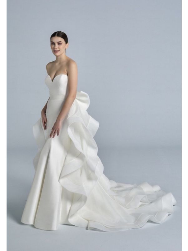 Organza Ruffle Overskirt