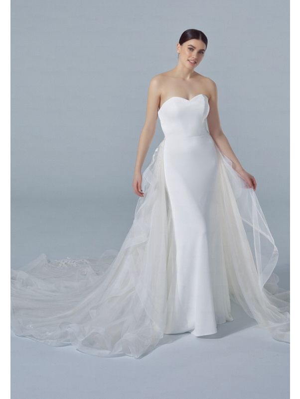 Beaded Ruffle Overskirt