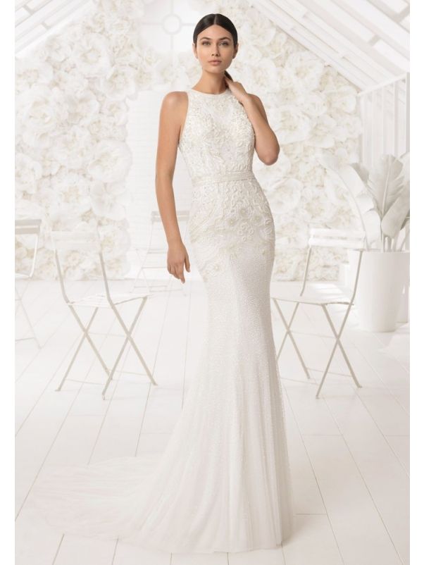 Beaded Mermaid Wedding Dress