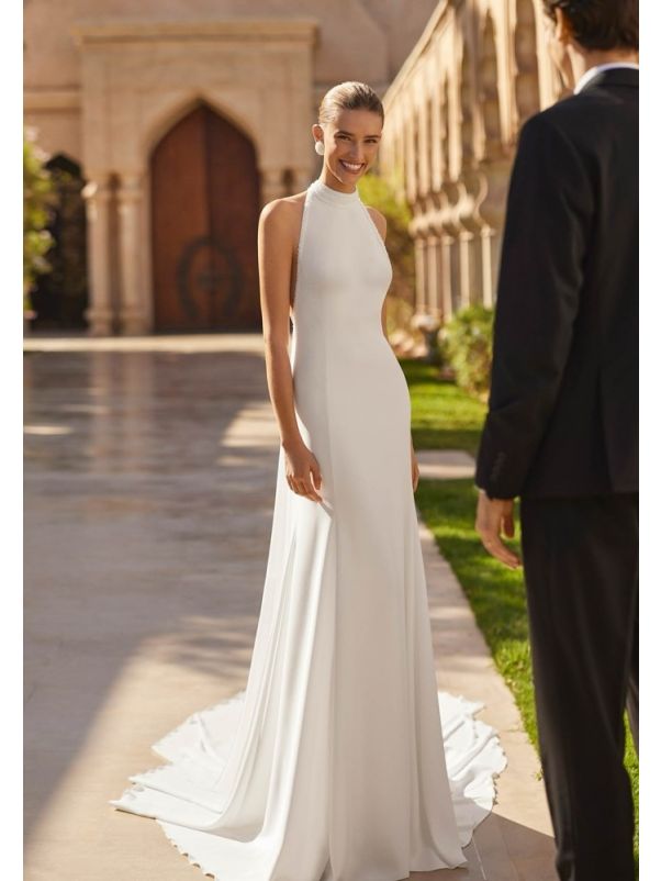 Backless Wedding Dress