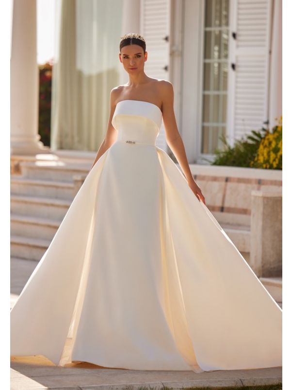 2-in-1 Mikado Wedding Dress