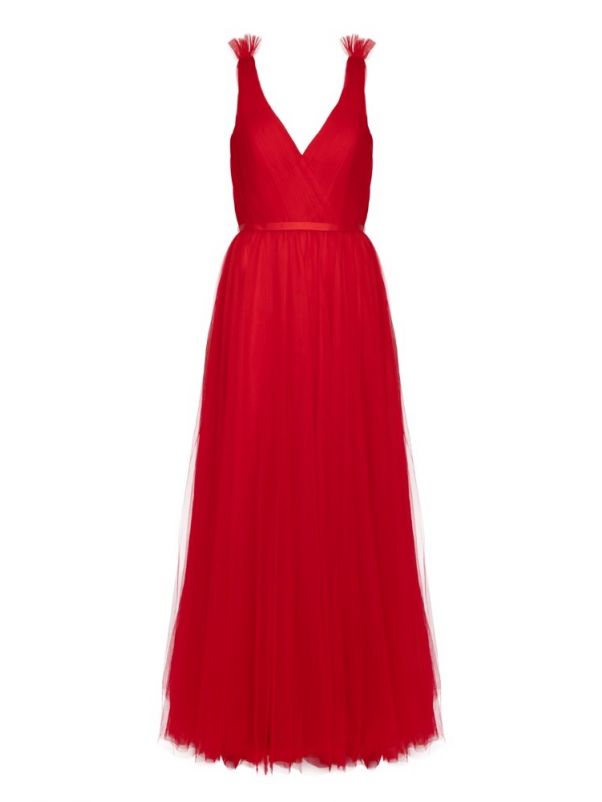 Backless Tulle Gown