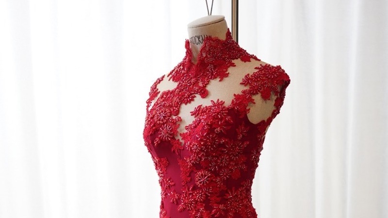 Cheongsam Evening Gown
