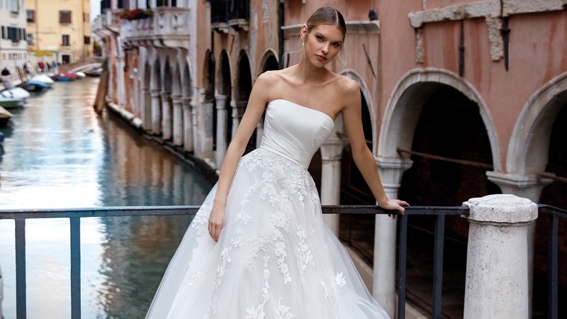 Strapless Wedding Gown