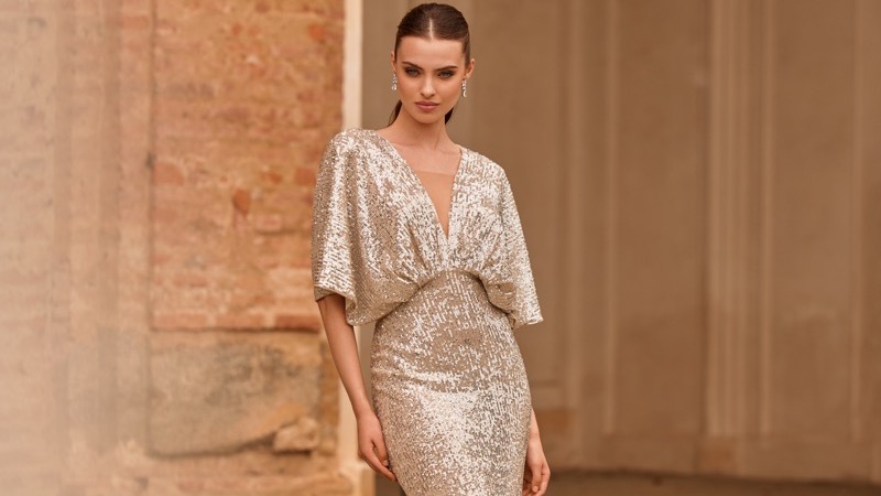 Metallic Evening Dresses