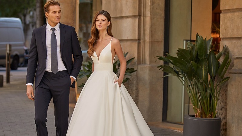Simple Wedding Gown